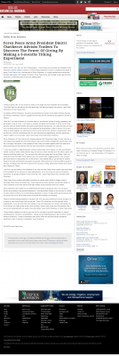 Forex Peace Army Strongly Believes in Tithing - As Featured in Dallas Business Journal Forex Peace Army - Dallas Business Journal - discover power of giving