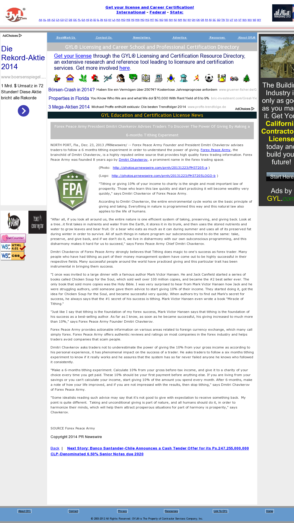 Secret news weapon forex peace army