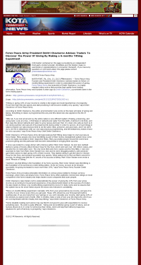 Forex Peace Army Strongly Believes in Tithing - As Featured in KDUH-TV ABC-3 (Scottsbluff, NE) Forex Peace Army - KDUH-TV ABC-3 (Scottsbluff, NE) - discover power of giving