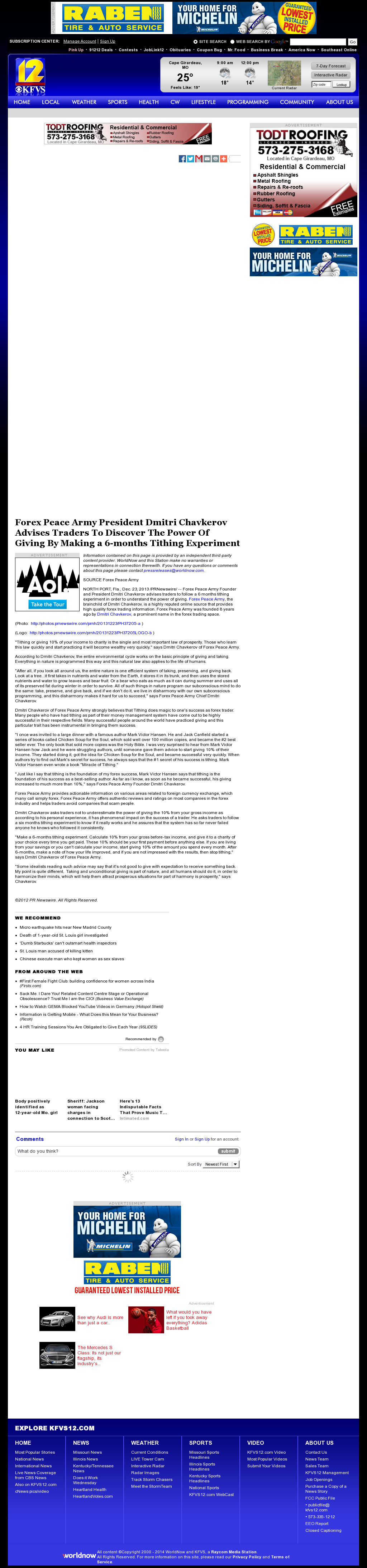 Secret news weapon forex peace army