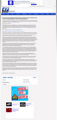 Forex Peace Army Strongly Believes in Tithing - As Featured in KOAM-TV CBS-7 (Pittsburg, KS) Forex Peace Army - KOAM-TV CBS-7 (Pittsburg, KS) - discover power of giving