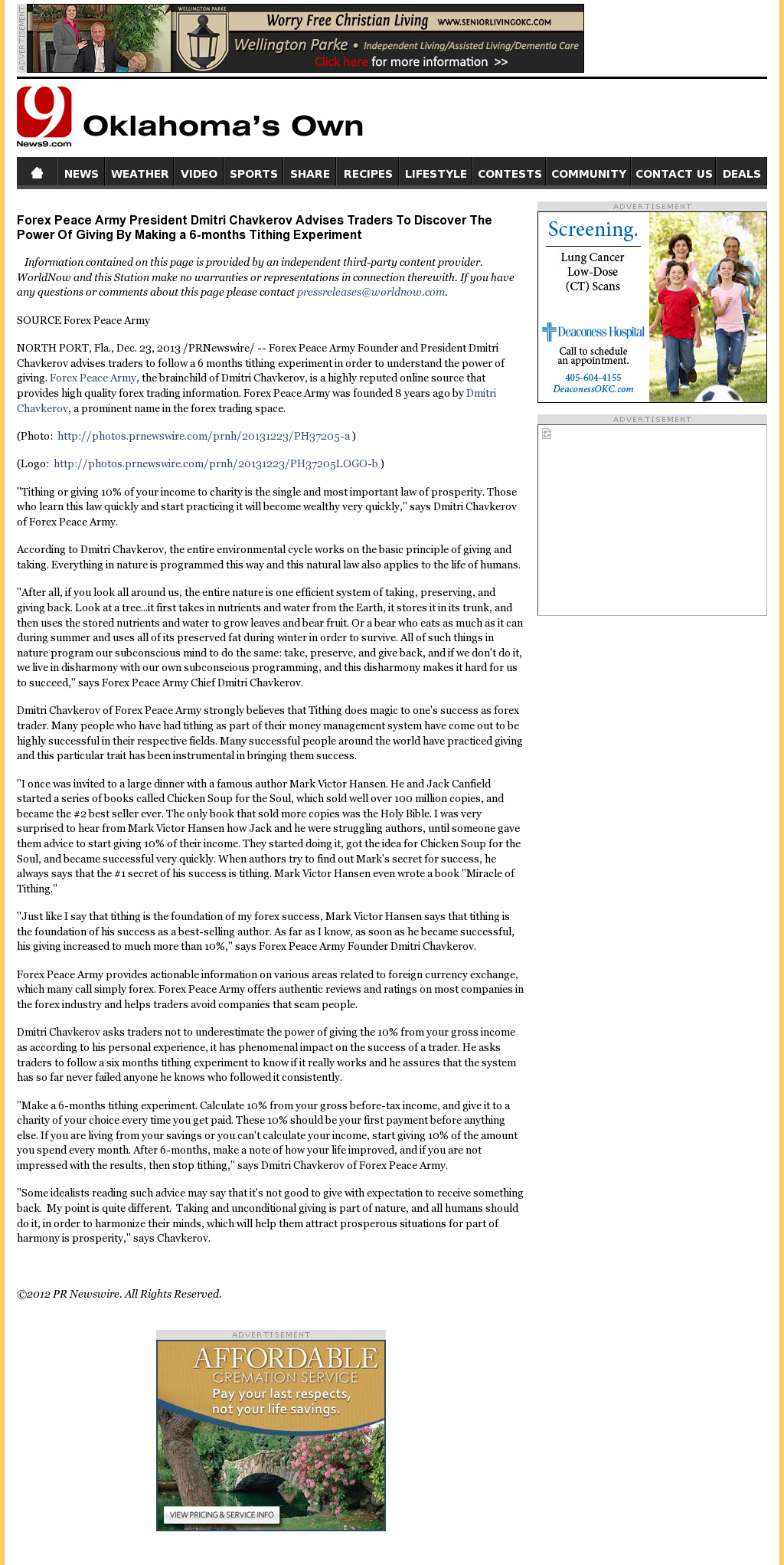Secret news weapon forex peace army