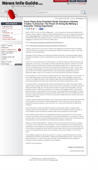Forex Peace Army Strongly Believes in Tithing - As Featured in News Info Guide Forex Peace Army - News Info Guide - discover power of giving