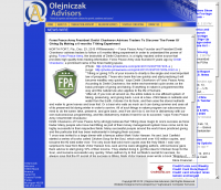 Forex Peace Army Strongly Believes in Tithing - As Featured in Olejniczak Advisors Forex Peace Army - Olejniczak Advisors - discover power of giving