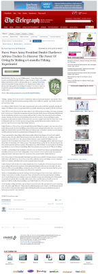 Forex Peace Army Strongly Believes in Tithing - As Featured in Telegraph-Macon (Macon, GA) Forex Peace Army - Telegraph-Macon (Macon, GA) - discover power of giving