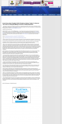 Forex Peace Army Strongly Believes in Tithing - As Featured in WFXS-TV FOX-55 (Wausau , WI) Forex Peace Army - WFXS-TV FOX-55 (Wausau , WI) - discover power of giving