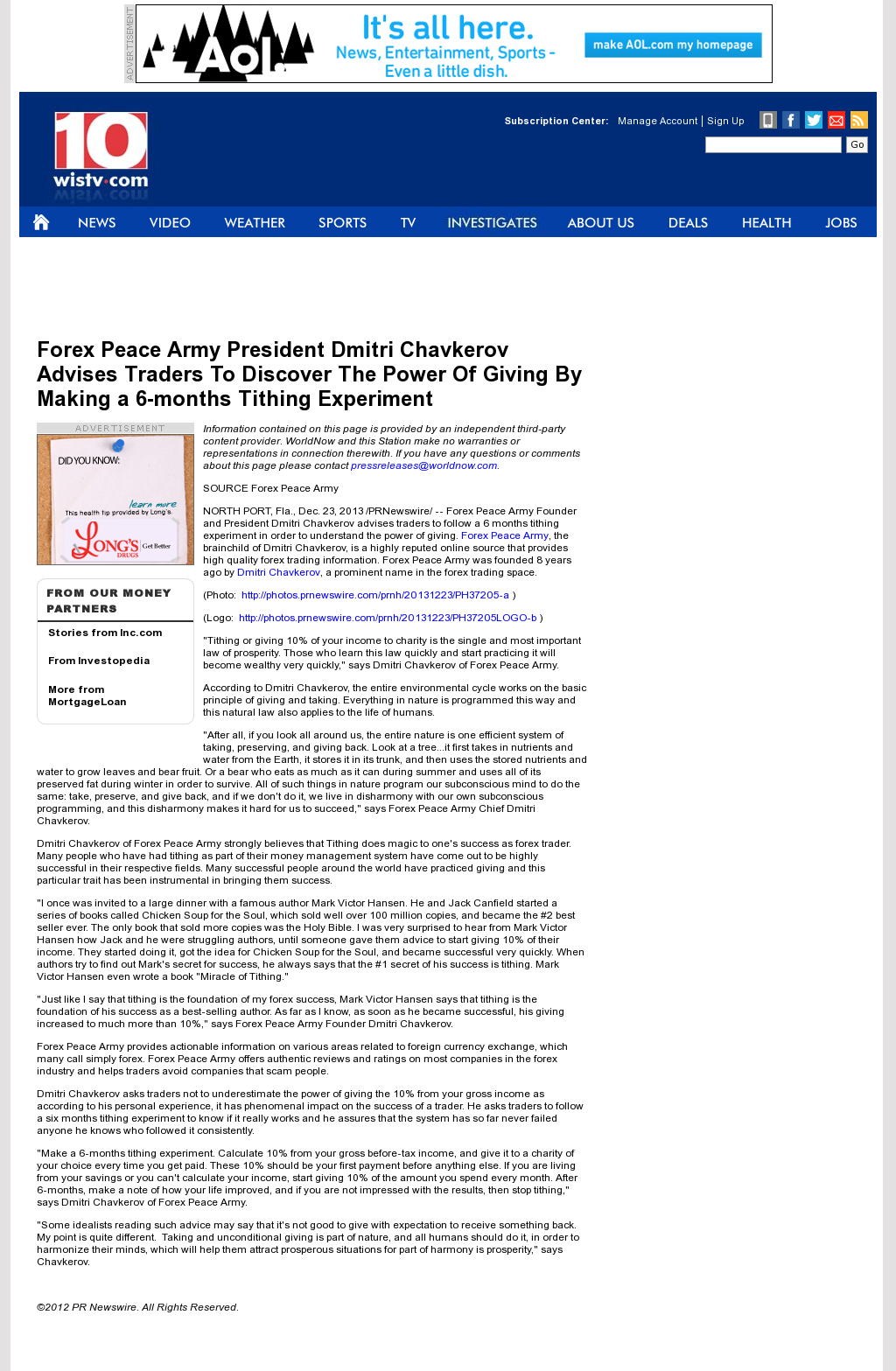 Secret news weapon forex peace army