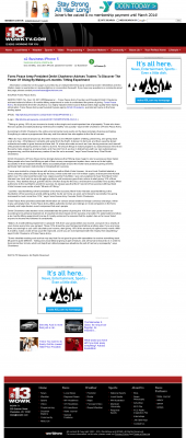 Forex Peace Army Strongly Believes in Tithing - As Featured in WOWK-TV CBS 13 (Huntington, WV) Forex Peace Army - WOWK-TV CBS 13 (Huntington, WV) - discover power of giving