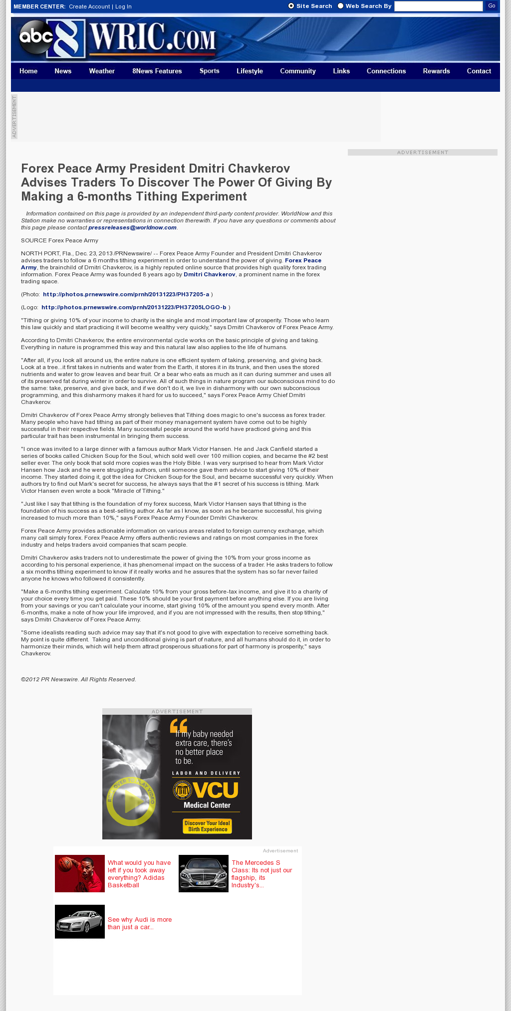 Forex Virginia | Forex Cargo