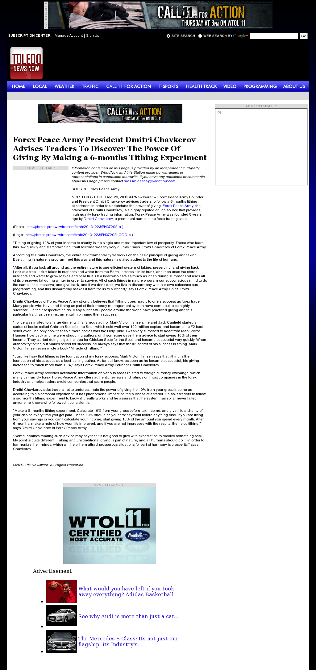 Secret news weapon forex peace army