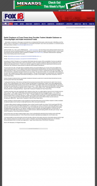 Dmitri Chavkerov for Investors about Stable Funds - As Featured in KLJB-TV FOX-18 (Davenport, IA) Dmitri Chavkerov - KLJB-TV FOX-18 (Davenport, IA) - considering stable investment options