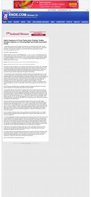 Dmitri Chavkerov for Investors about Stable Funds - As Featured in KNOE-TV CBS-8 (Monroe, LA) Dmitri Chavkerov - KNOE-TV CBS-8 (Monroe, LA) - considering stable investment options
