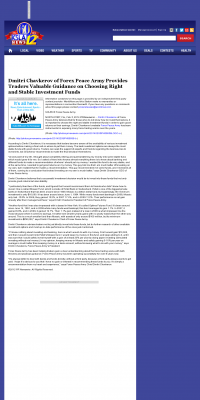 Dmitri Chavkerov for Investors about Stable Funds - As Featured in KSLA CBS-12 (Shreveport, LA) Dmitri Chavkerov - KSLA CBS-12 (Shreveport, LA) - considering stable investment options
