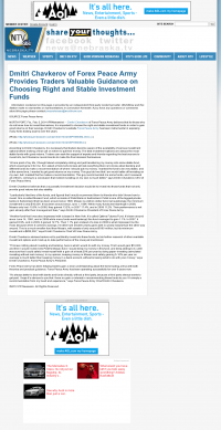 Dmitri Chavkerov for Investors about Stable Funds - As Featured in NebraskaTV (Kearney, NE) Dmitri Chavkerov - NebraskaTV (Kearney, NE) - considering stable investment options