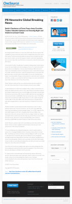 Dmitri Chavkerov for Investors about Stable Funds - As Featured in OneSource Dmitri Chavkerov - OneSource - considering stable investment options