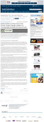 Dmitri Chavkerov for Investors about Stable Funds - As Featured in The Bellingham Herald Dmitri Chavkerov - The Bellingham Herald - considering stable investment options