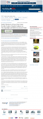 Dmitri Chavkerov for Investors about Stable Funds - As Featured in The Sun News (Myrtle Beach, SC) Dmitri Chavkerov - The Sun News (Myrtle Beach, SC) - considering stable investment options