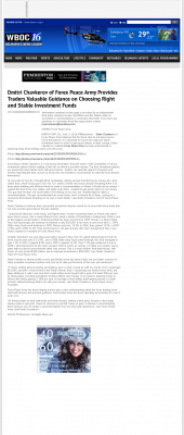 Dmitri Chavkerov for Investors about Stable Funds - As Featured in WBOC CBS-16 (Salisbury, MD) Dmitri Chavkerov - WBOC CBS-16 (Salisbury, MD) - considering stable investment options