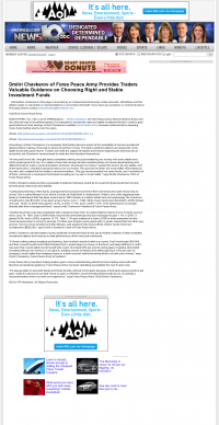 Dmitri Chavkerov for Investors about Stable Funds - As Featured in WTEN ABC-10 (Albany, NY) Dmitri Chavkerov - WTEN ABC-10 (Albany, NY) - considering stable investment options