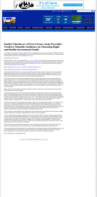 Dmitri Chavkerov for Investors about Stable Funds - As Featured in WTNZ FOX-43 (Knoxville, TN) Dmitri Chavkerov - WTNZ FOX-43 (Knoxville, TN) - considering stable investment options