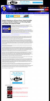 Dmitri Chavkerov for Investors about Stable Funds - As Featured in WTVM ABC-9 (Columbus, GA) Dmitri Chavkerov - WTVM ABC-9 (Columbus, GA) - considering stable investment options