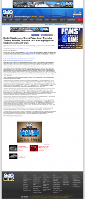 Dmitri Chavkerov for Investors about Stable Funds - As Featured in WWTV-TV CBS-9 (Cadillac, MI) Dmitri Chavkerov - WWTV-TV CBS-9 (Cadillac, MI) - considering stable investment options